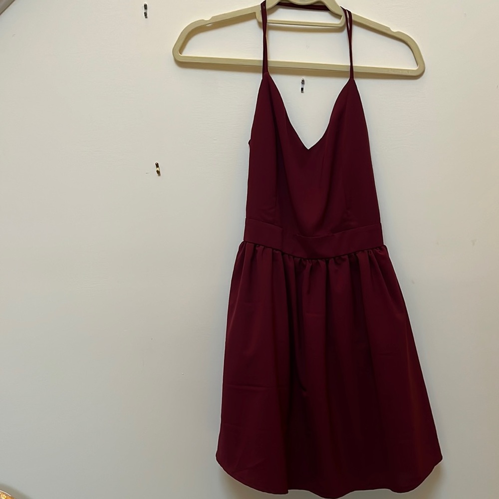 Cute burgundy dress